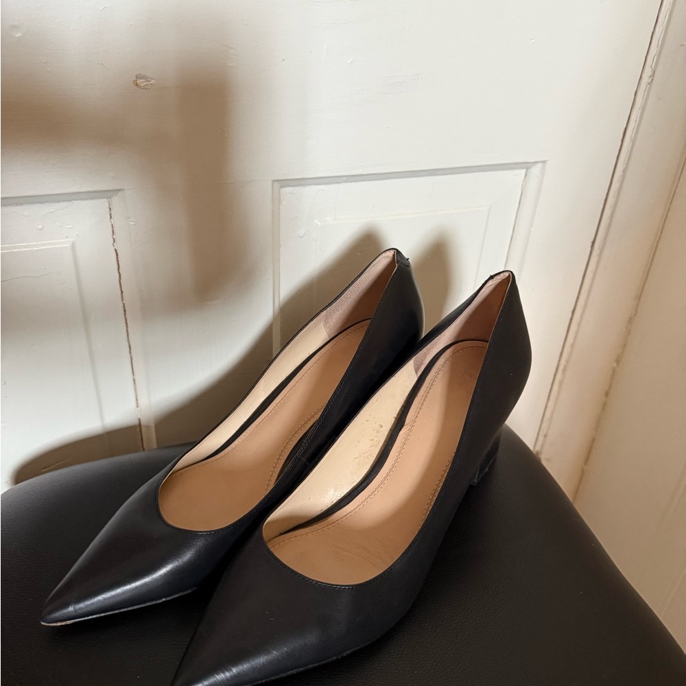 Classic Black Marc Fisher Block Heel